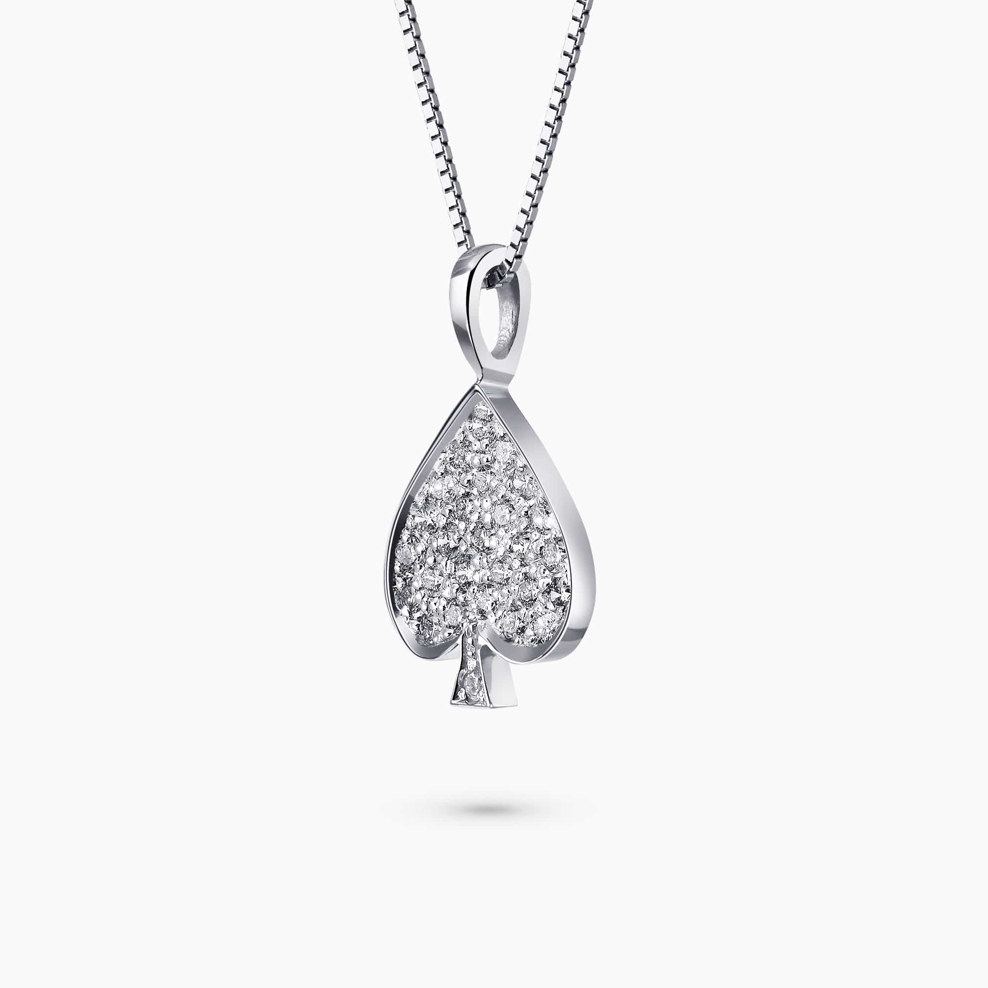 Diamond Spade Pendant caprice