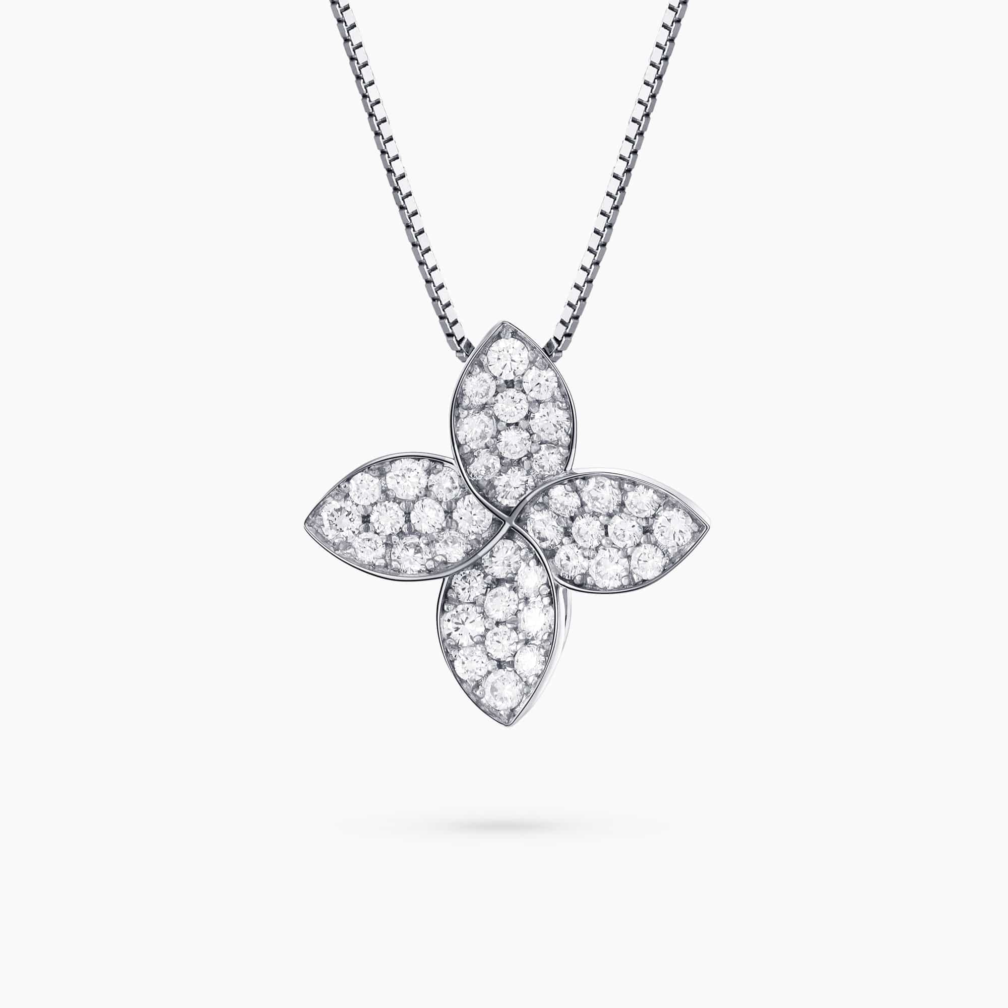 Diamond Flower Pendant - caprice